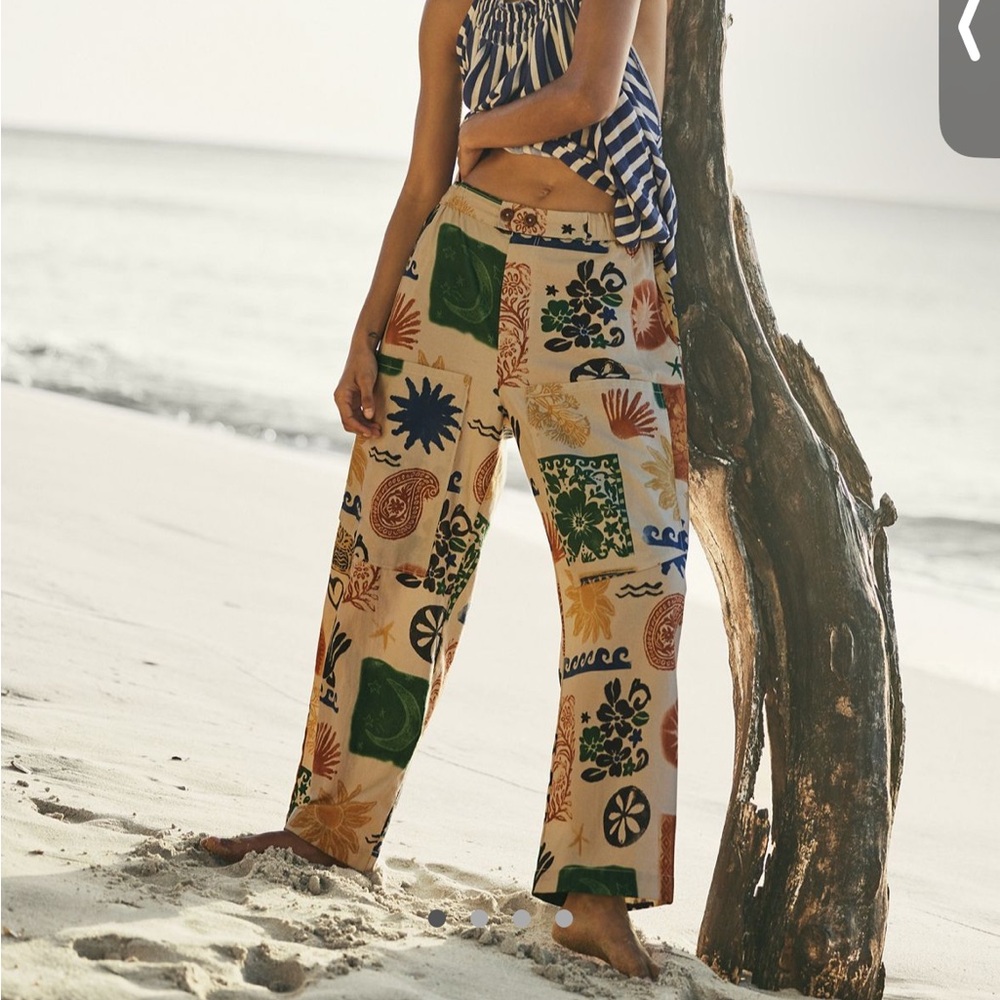 Free People SEASIDE PULL ON PANTS